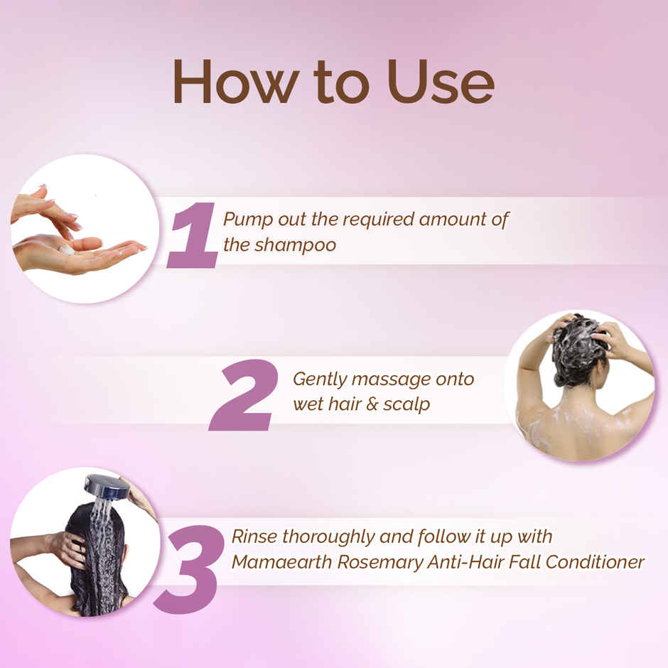 Mamaearth Rosemary Anti-Hair Fall Shampoo