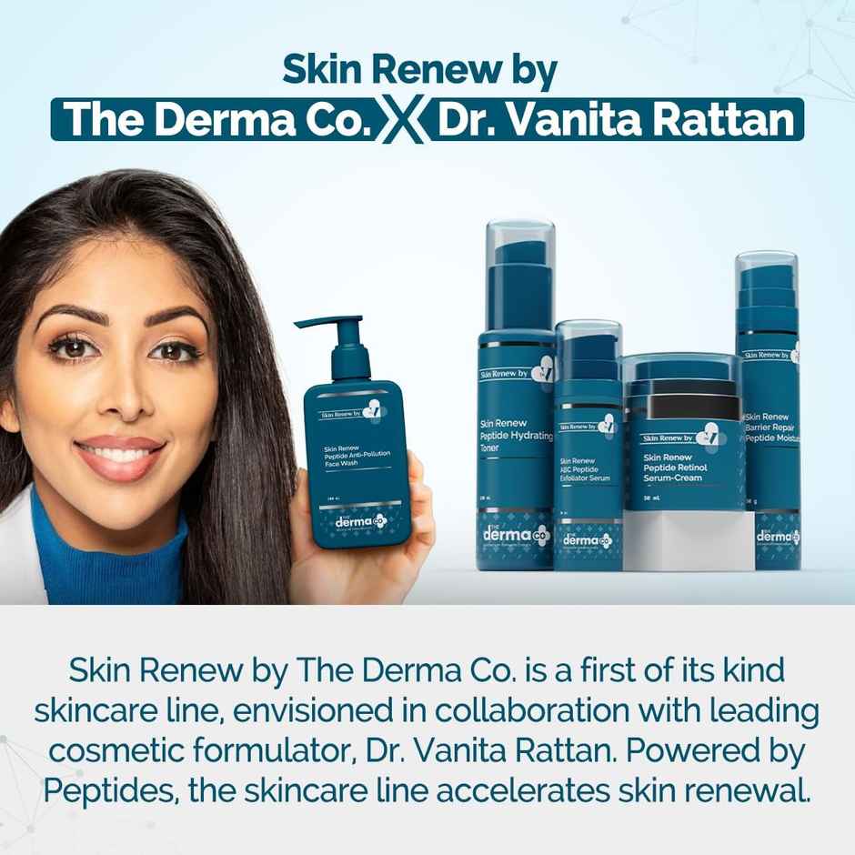 The Derma Co X Dr. V Skin Renew Peptide Anti-Pollution Face wash