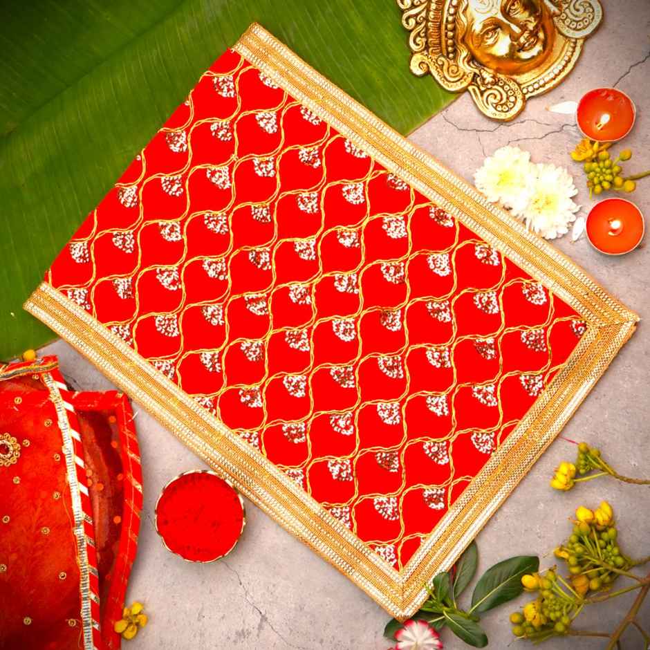 Mata Chunri | 26 x 11 inch | Red | ServDharm