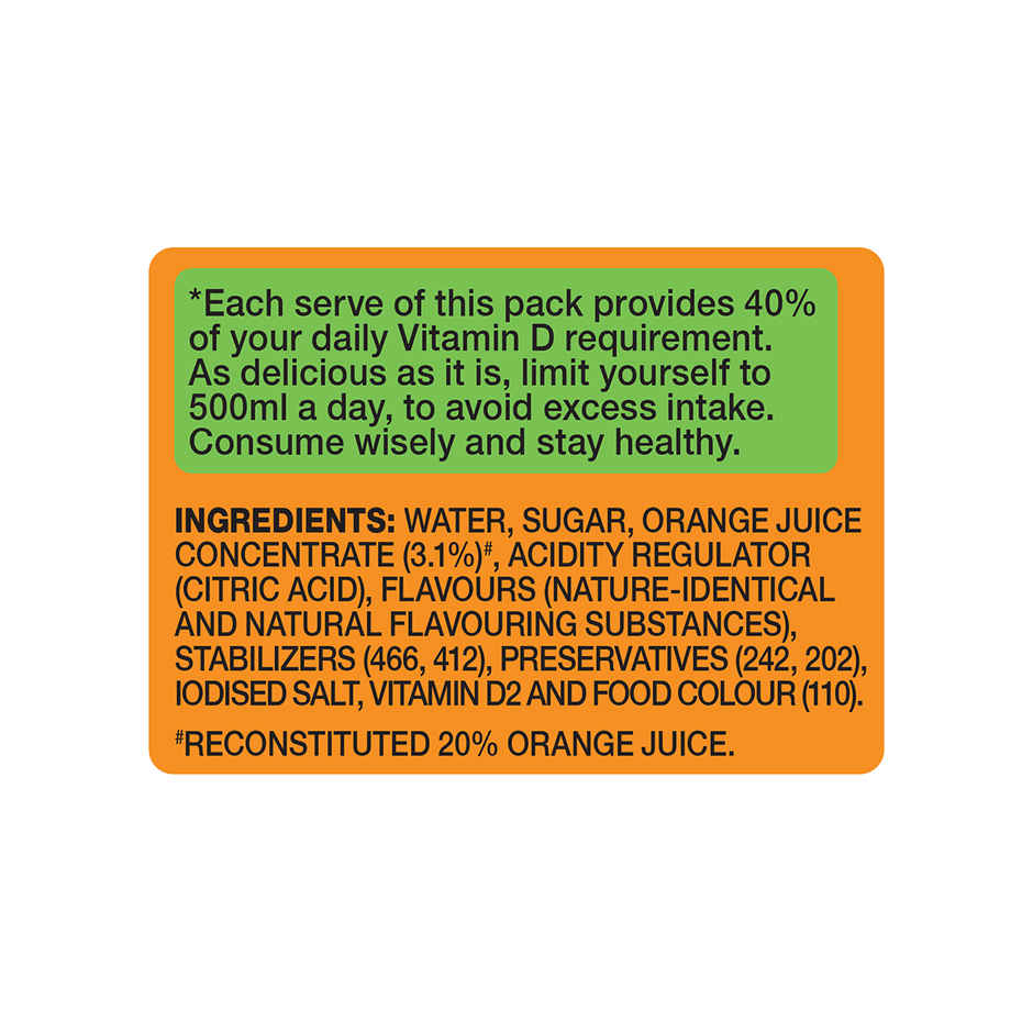 Paper Boat Swing Lively Orange | Refreshing Orange Drink