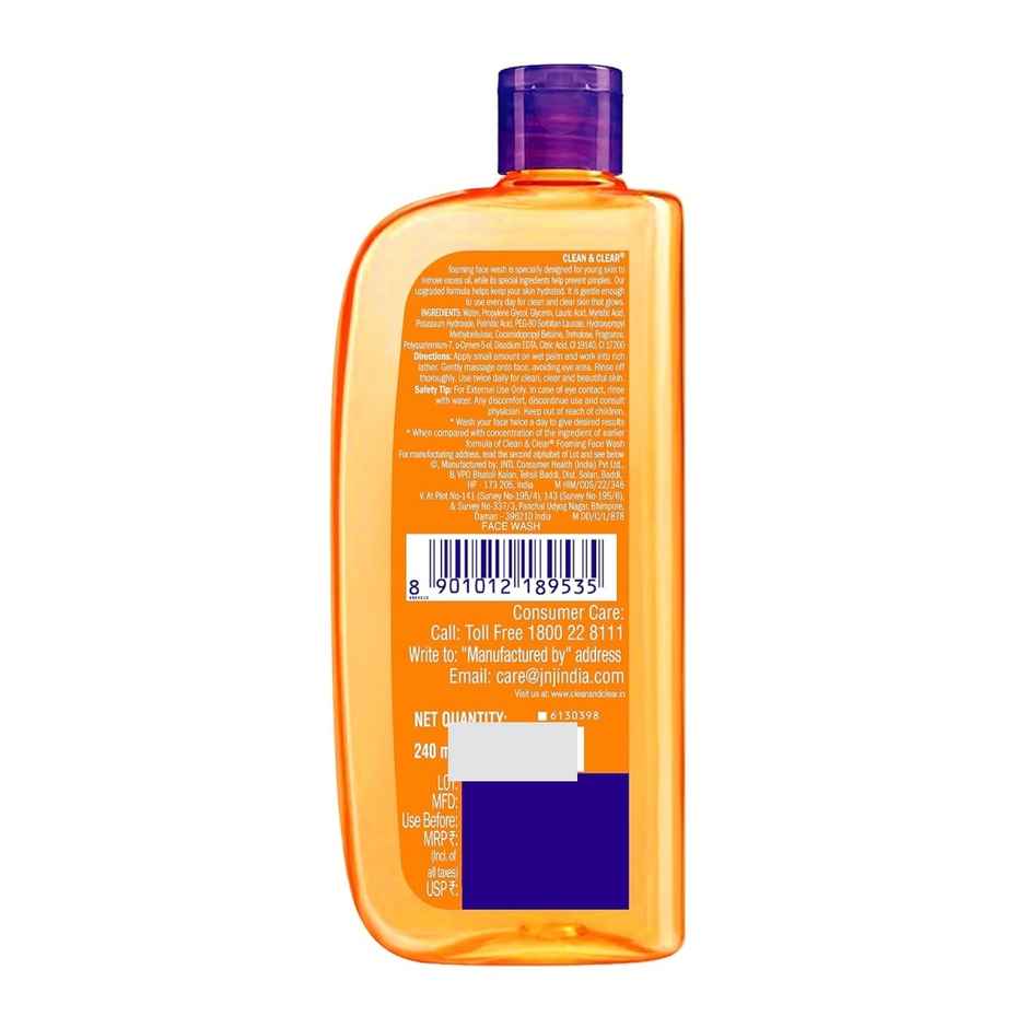 Clean & Clear Foaming Facewash