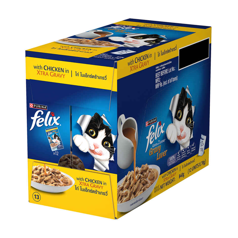 Purina Felix Gravy Lover, Meaty Chicken Chunks