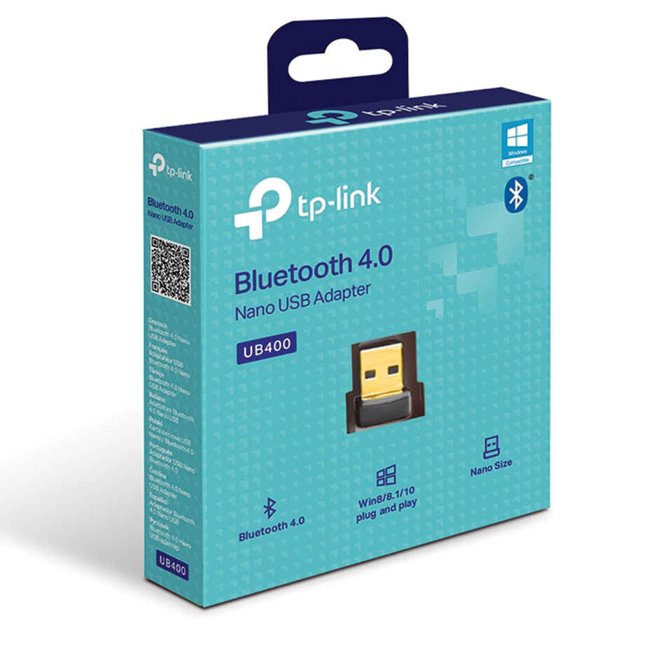 TP-Link UB400 Bluetooth 4.0 Nano-Sized USB Adapter, Dongle Receiver Support Windows