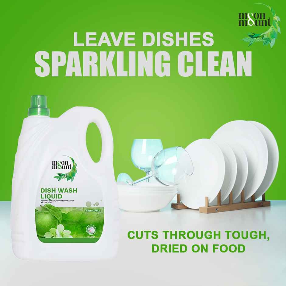 Moon&Mount Green Apple Dishwash Liquid Gel