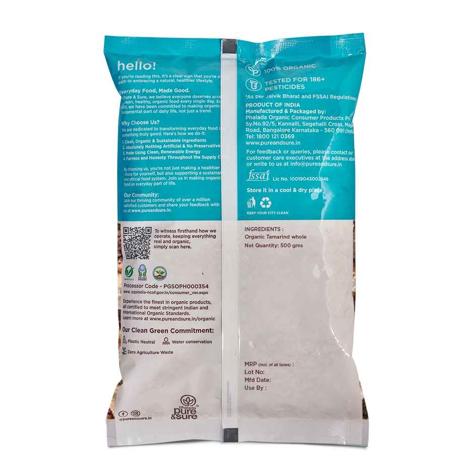 Phalada Pure & Sure Organic Tamarind/Imli