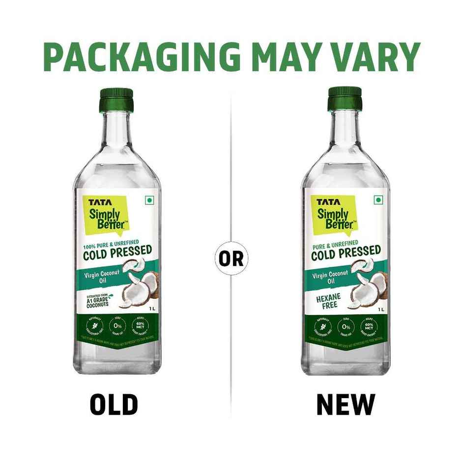 Tata Simply Better Virgin Coconut Cold Pressed Oil | Pure & Unrefined Oil