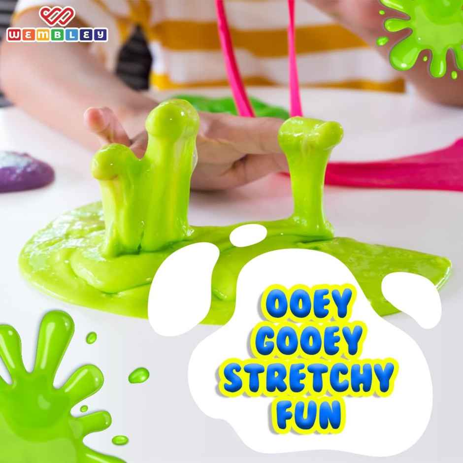 Wembley Fruit Scented Slimy Slime Gel Jelly Putty Set Art Kit For Boys Girls For Kids 3 To 10 Years