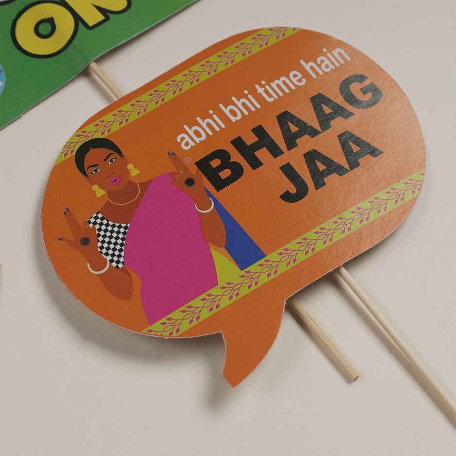 Oye Happy Haldi Party Props