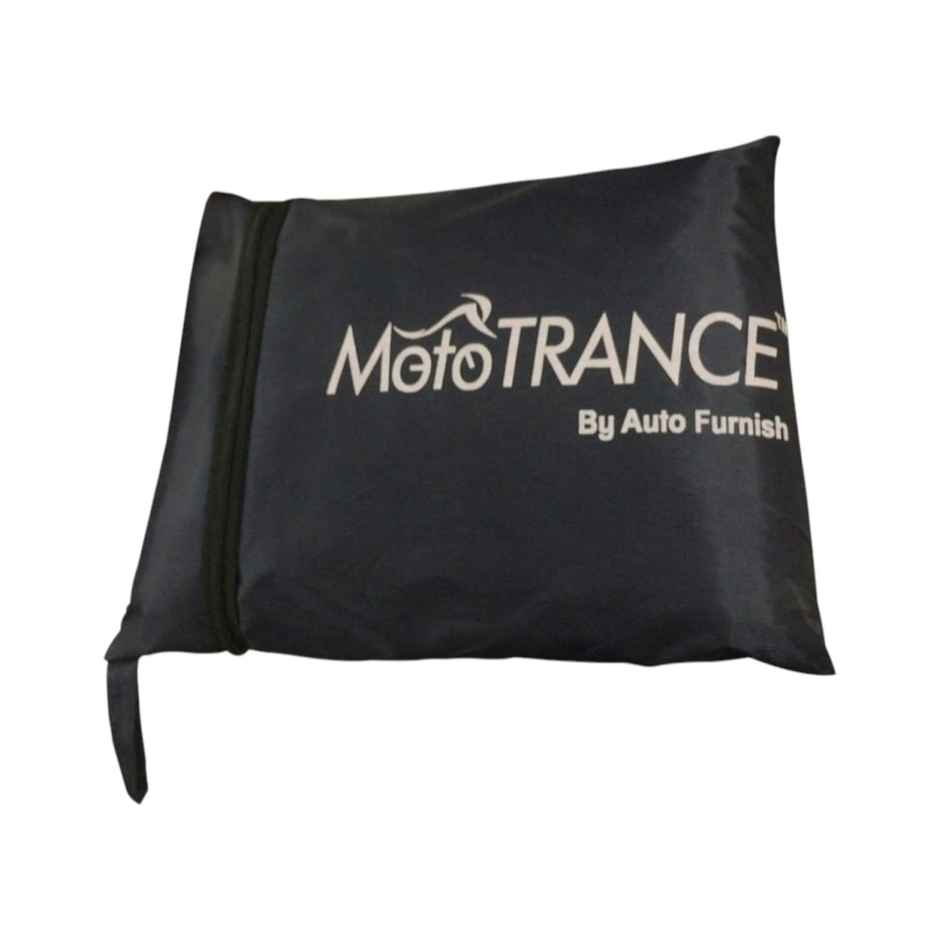 Mototrance Sporty Arc Blue White Bike Body Cover For Universal