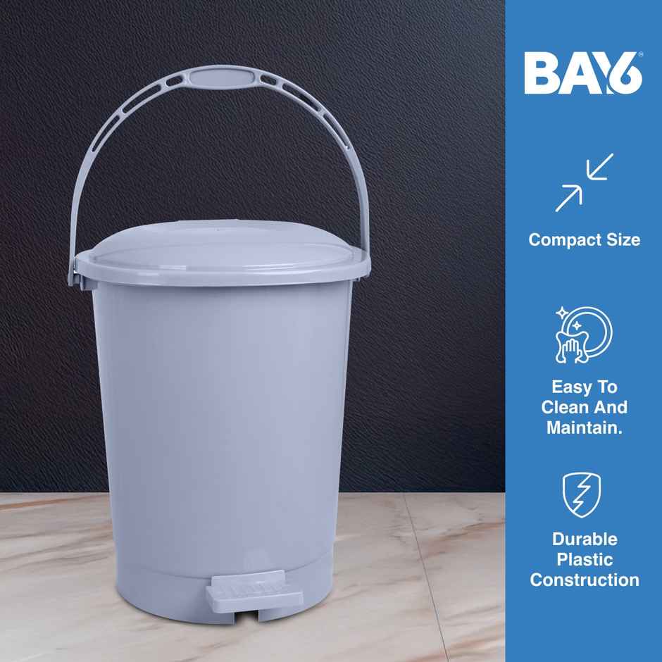 Buy BAY6 Royce Pedal Bin 15.8 L - Grey Online - Price @ ₹329 | Instant ...