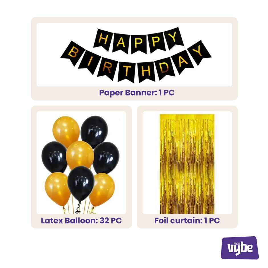Birthday Decoration Kit | Let's Vybe