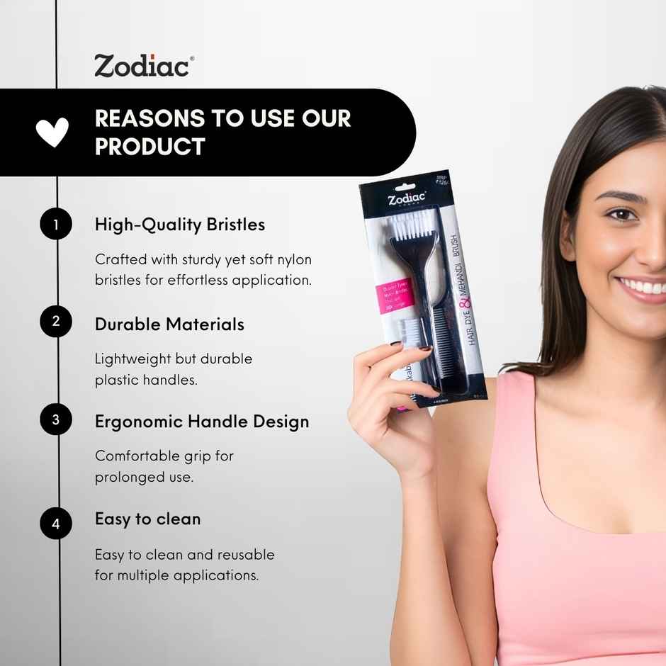 Zodiac Bs-001 Hair Dye Brush Combo