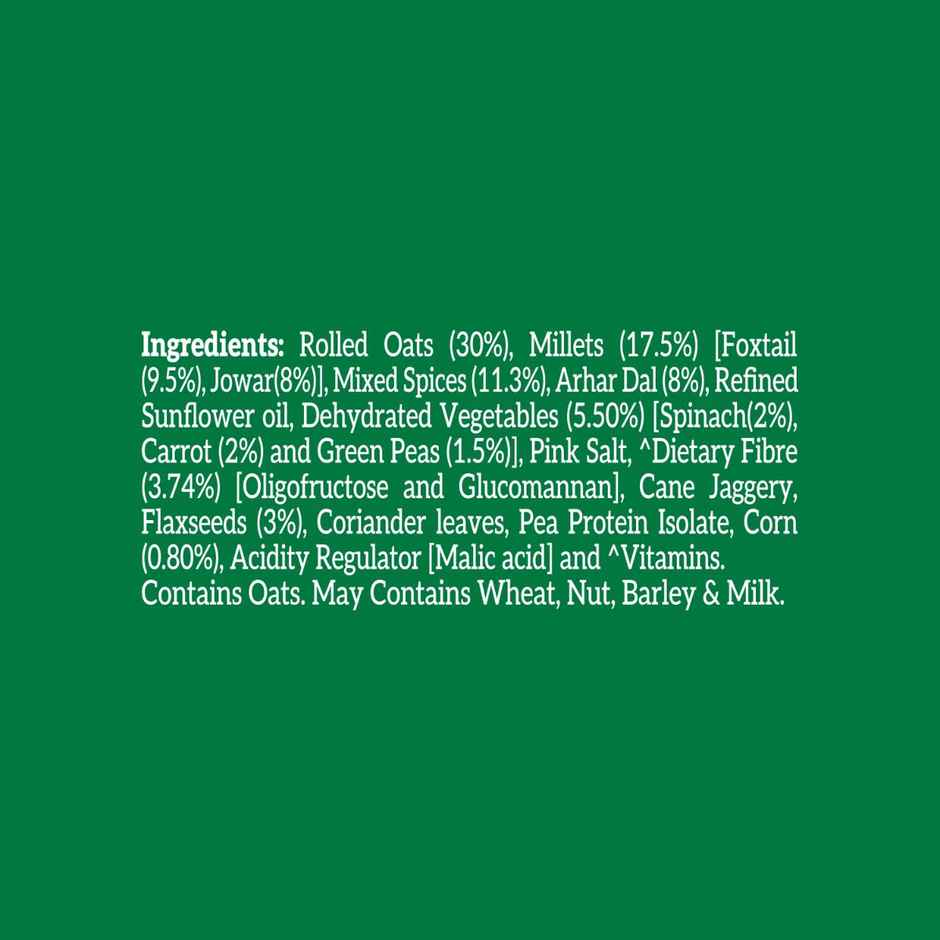 Right Shift Masala Oats, Spinach & Millets | High Protein & Fibre, No preservative