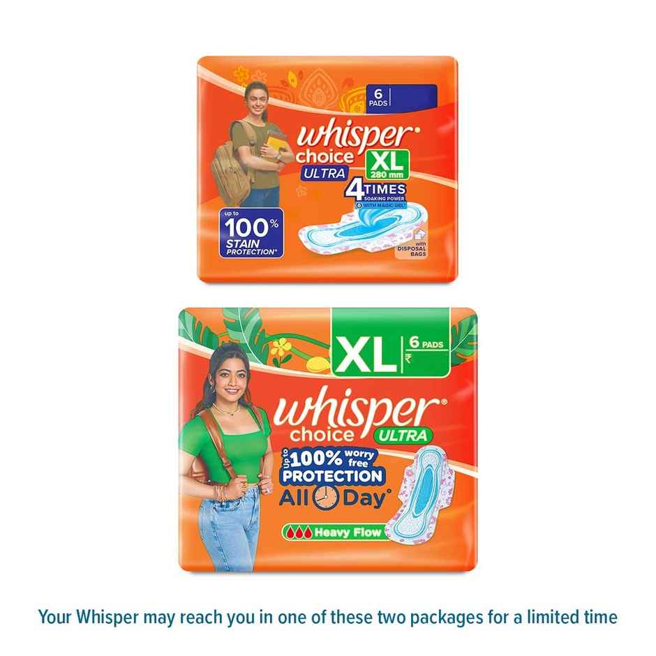 Whisper Choice Ultra XL Sanitary Pads