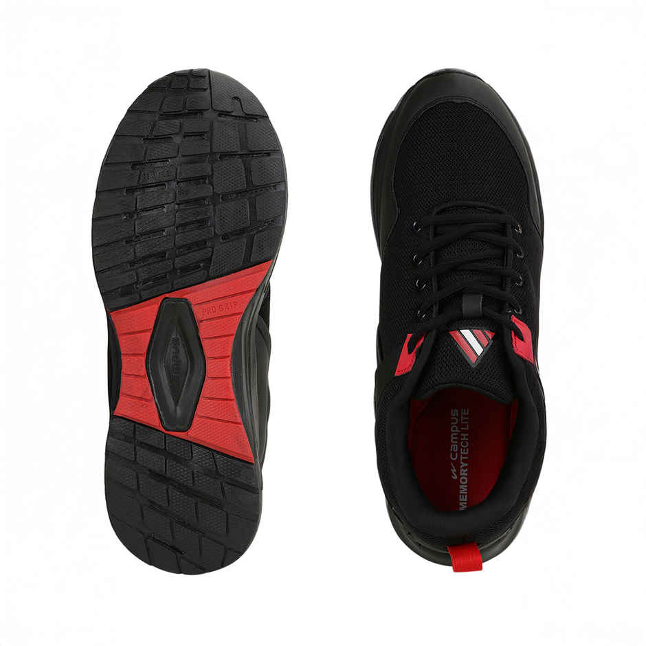 Campus Men's Europa Running Shoes | Black | UK6