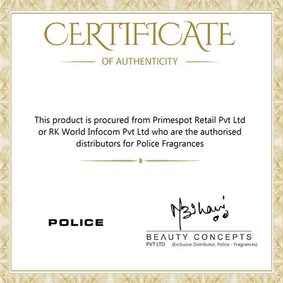 Police Legendary Scent For Man Deodorant Spray