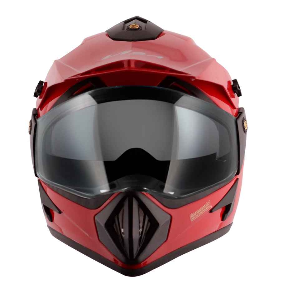 Vega Off Road D/V Lightweight Full Face Helmet- Red L