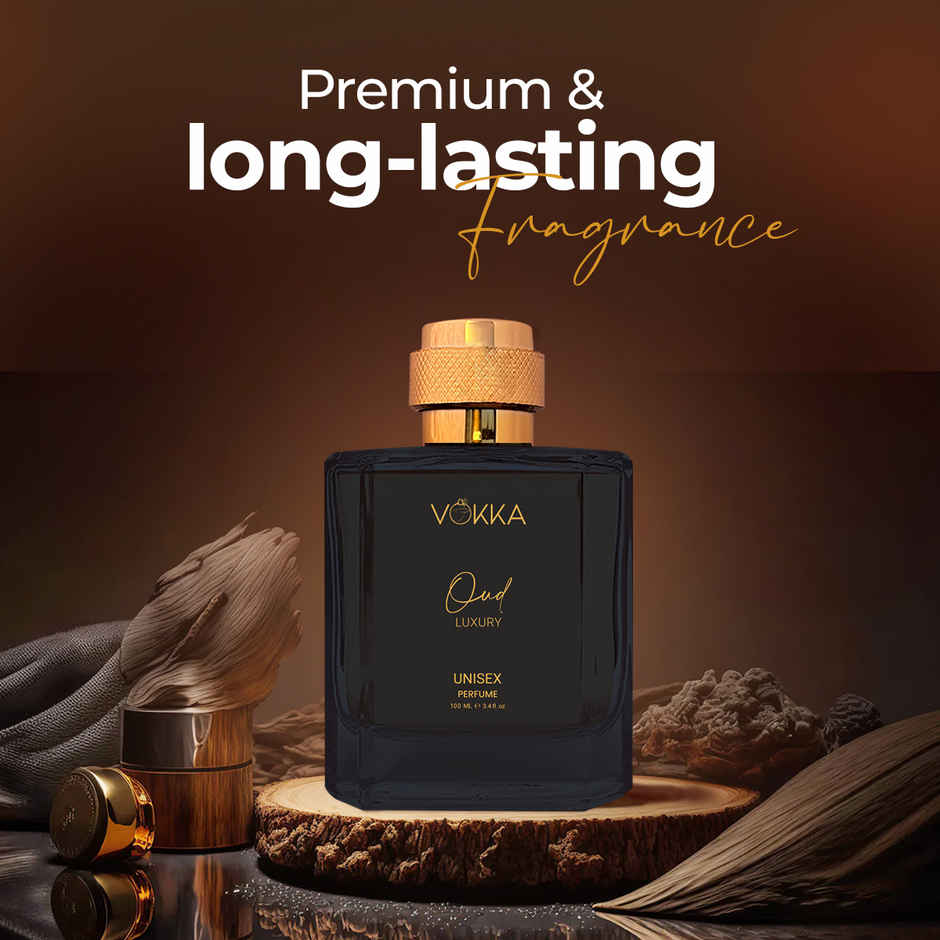 Vokka Oud Aqua Unisex Luxury Long Lasting EDP Aqua Woody Musky