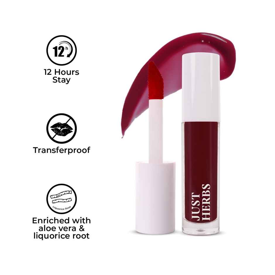 Just Herbs Feeling Grape Water Baby Smudge & Transfer Proof Long Stay Natural Lip & Cheek Tint