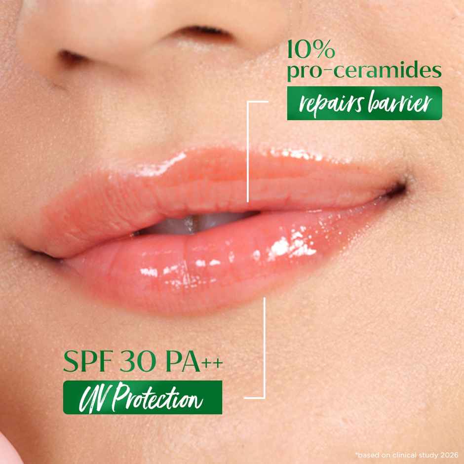 Simple Barrier Repair+ Hydrating Lip Balm | SPF 30 | For Sensitive Lips with Proceramides | Bare