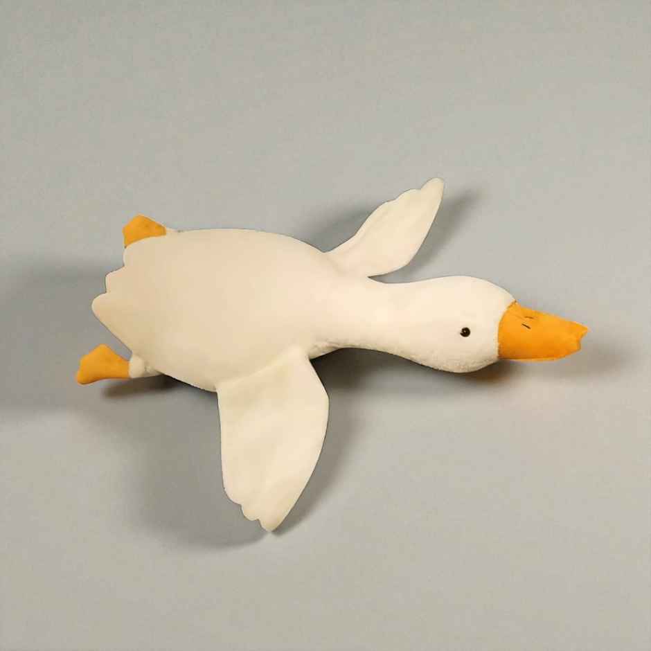 Toytales Sleeping Duck 45cm| Plushie | Lying Duck Stuffed Animal | Toys For Kids|Soft Toy