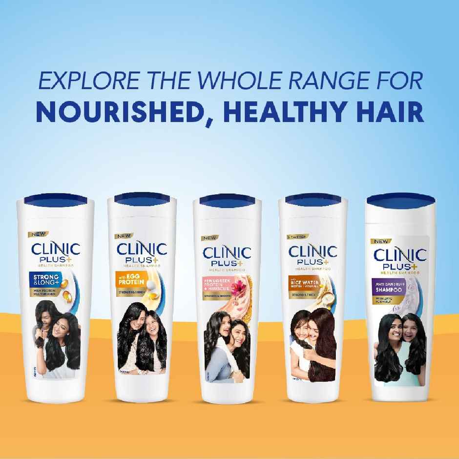 Clinic Plus Strength & Shine Shampoo With Egg Protein