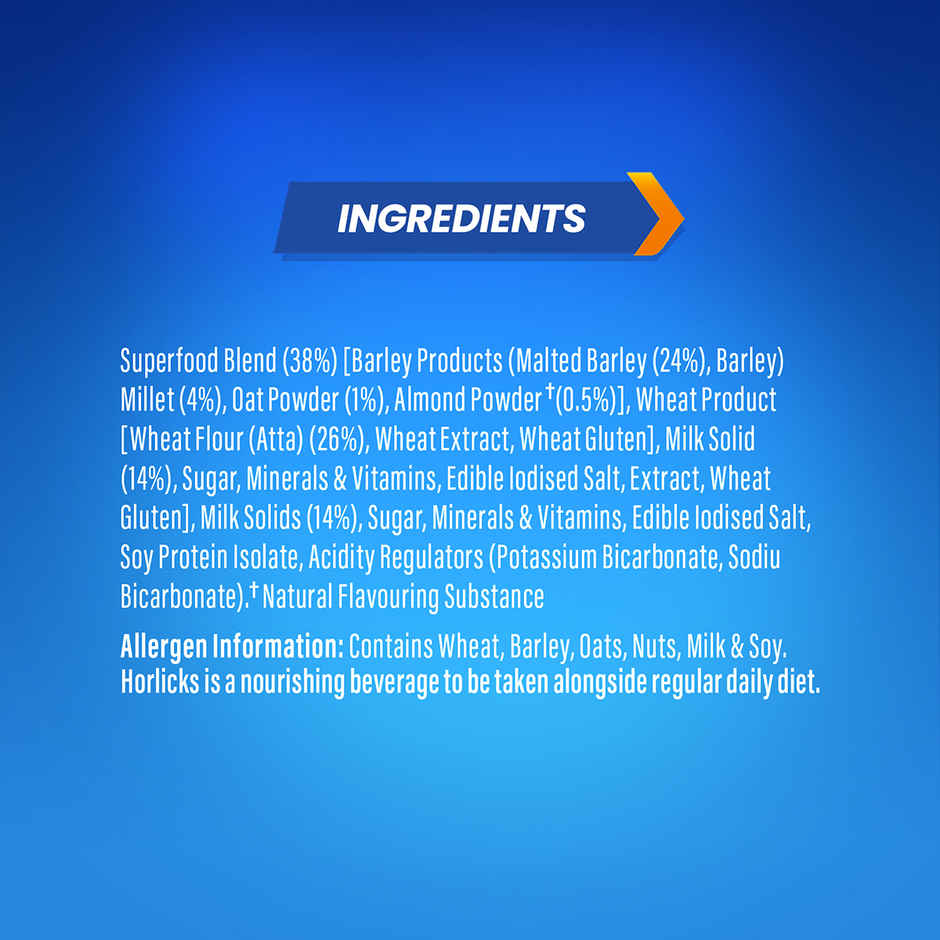 Horlicks Nutrition Drink Pouch | Superfoods