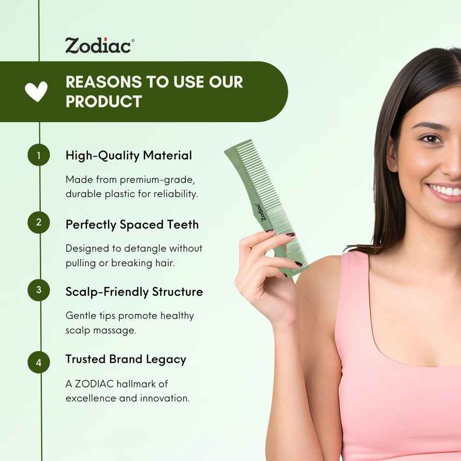 Zodiac King Comb | Green