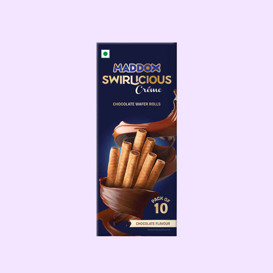 Maddox Swirlicious Chocolate Wafer Rolls