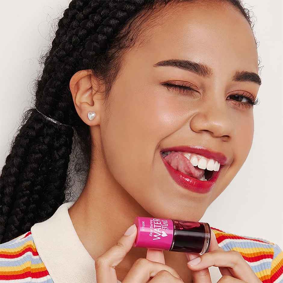 Etude House Dear Darling Water Gel Lip and Cheek Tint Lipstick | 07 Prune Ade