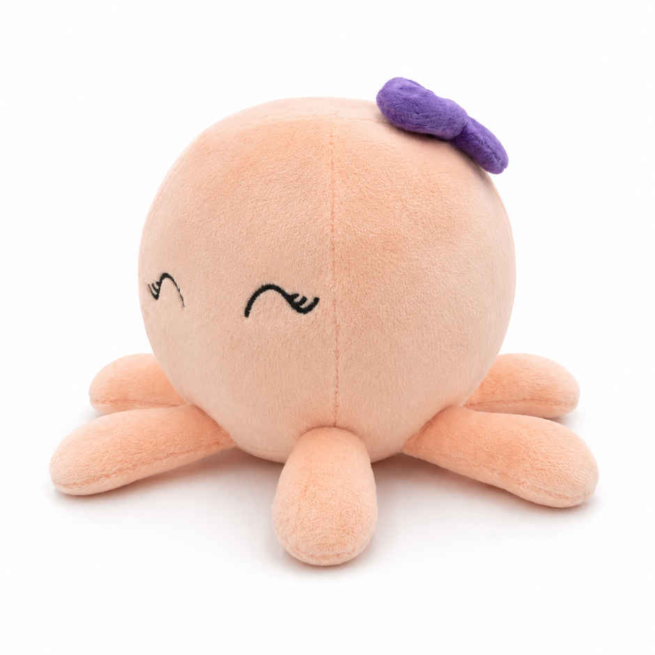 Zoowee Soft Octopus Soft Toy | 25 cm | Peach