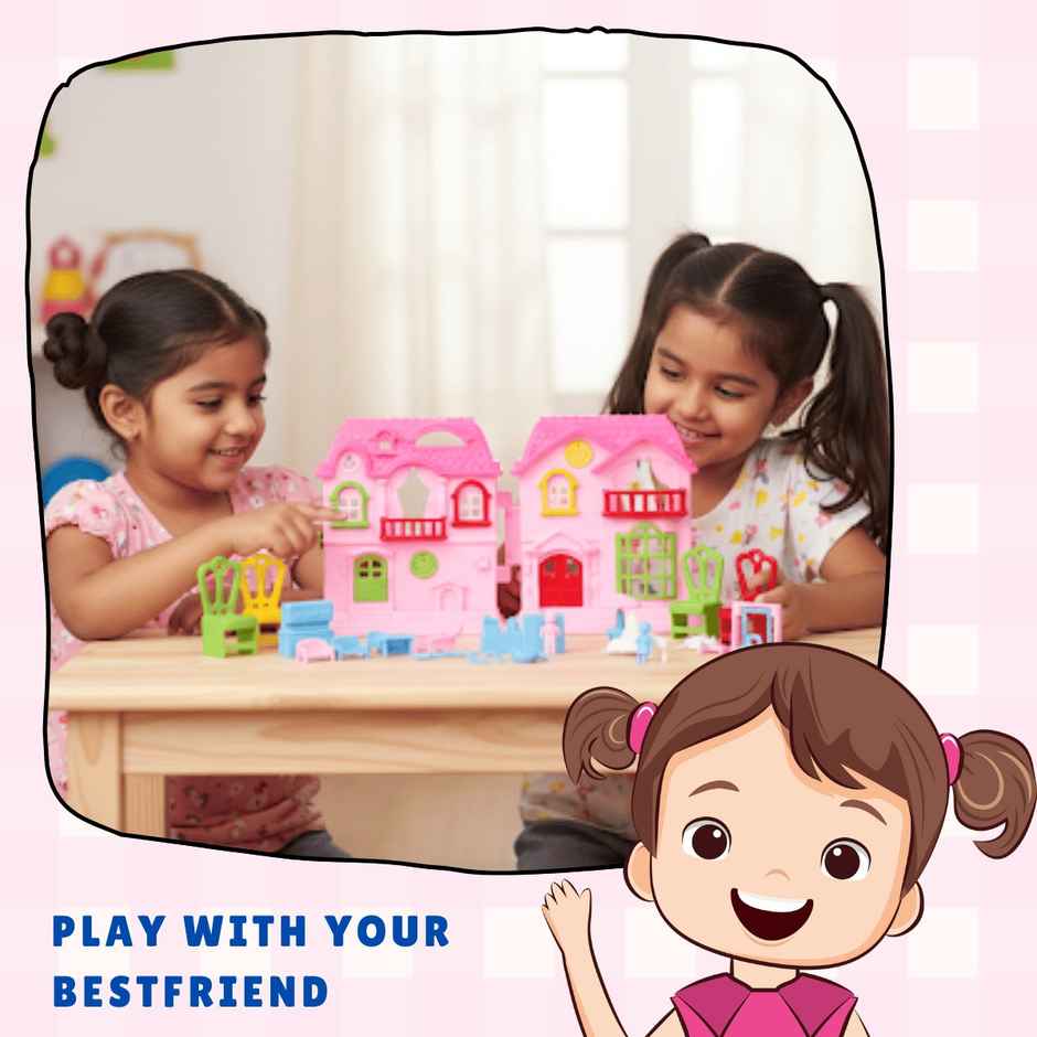 Toytales Little Doll House Set - Assorted|For Kids|For Girls|Gift For Girls | Birthday Gift
