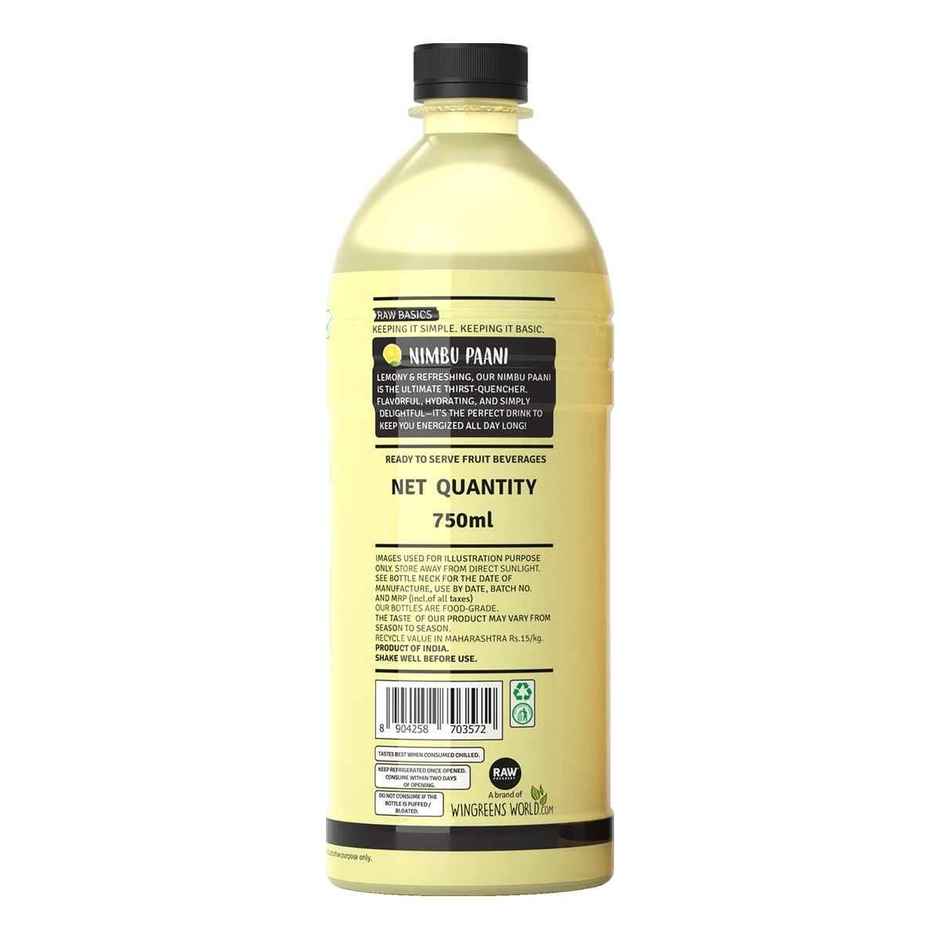 RAW Pressery Nimbu Paani  Nimbu Pani