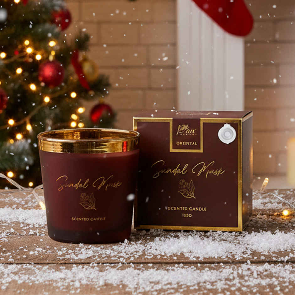 Pan Aromas Oriental Scented Candle | Sandal Musk