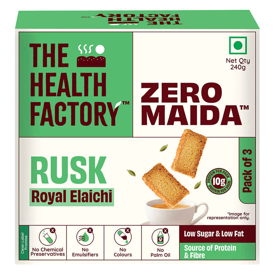 The Health Factory Zero Maida Rusk Royal Elaichi