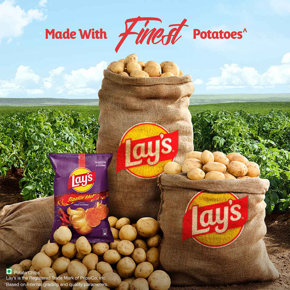 Lay's Potato Chips - Sizzling Hot Spicy Flavour Combo  