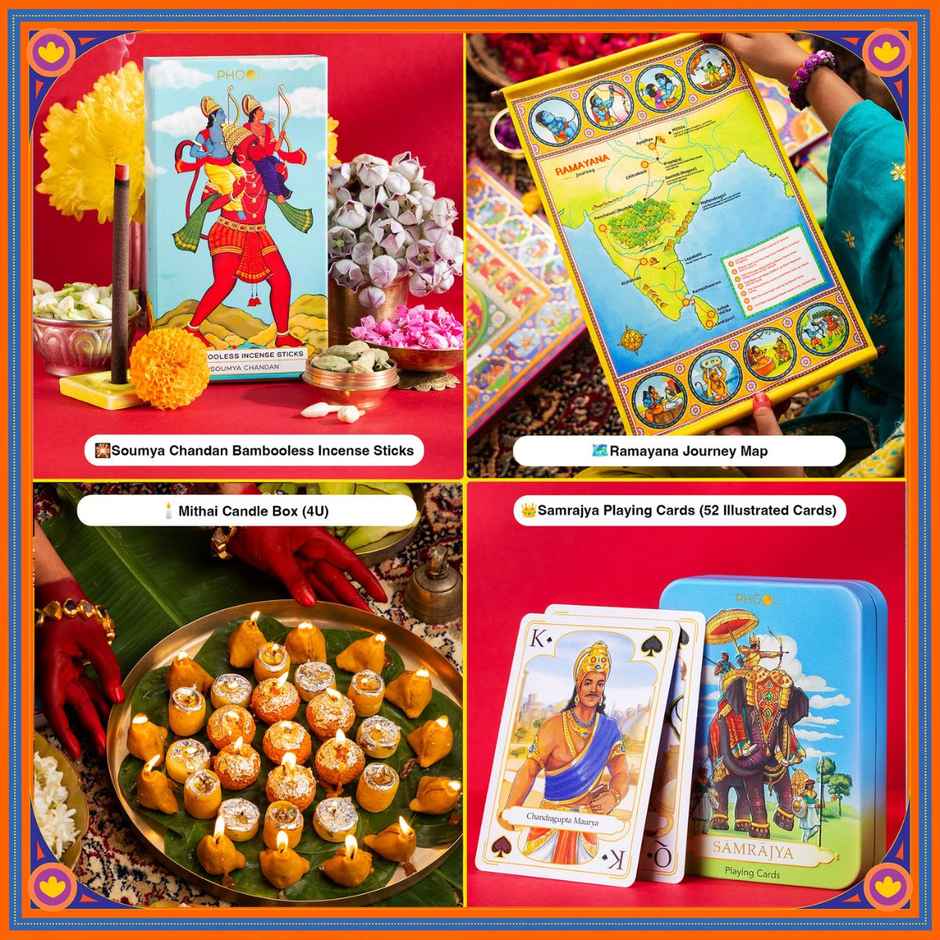Ramayana Collection | Diwali Gift Hamper | Pack Of 15 | Phool