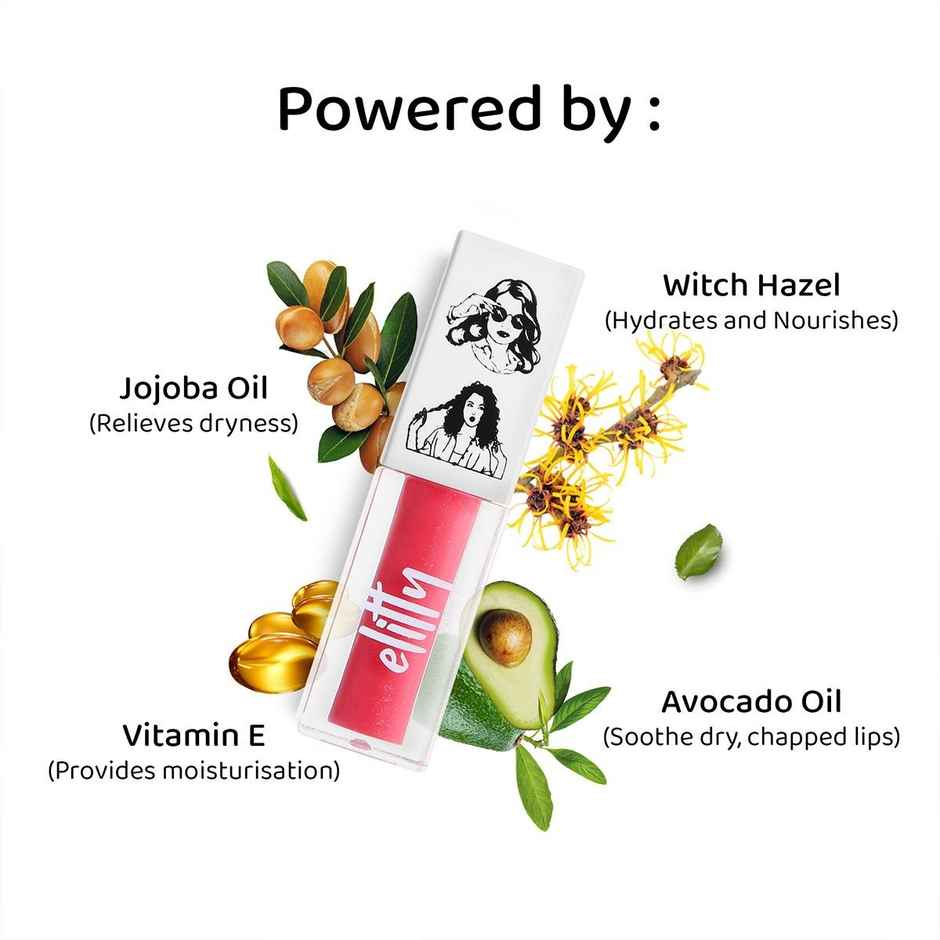 Elitty Pink Lip Gloss For High Shine (Pretty Chill)