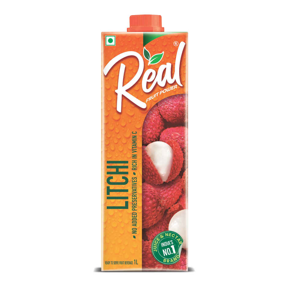 Dabur Real Litchi Fruit Juice | Sweet & Refreshing