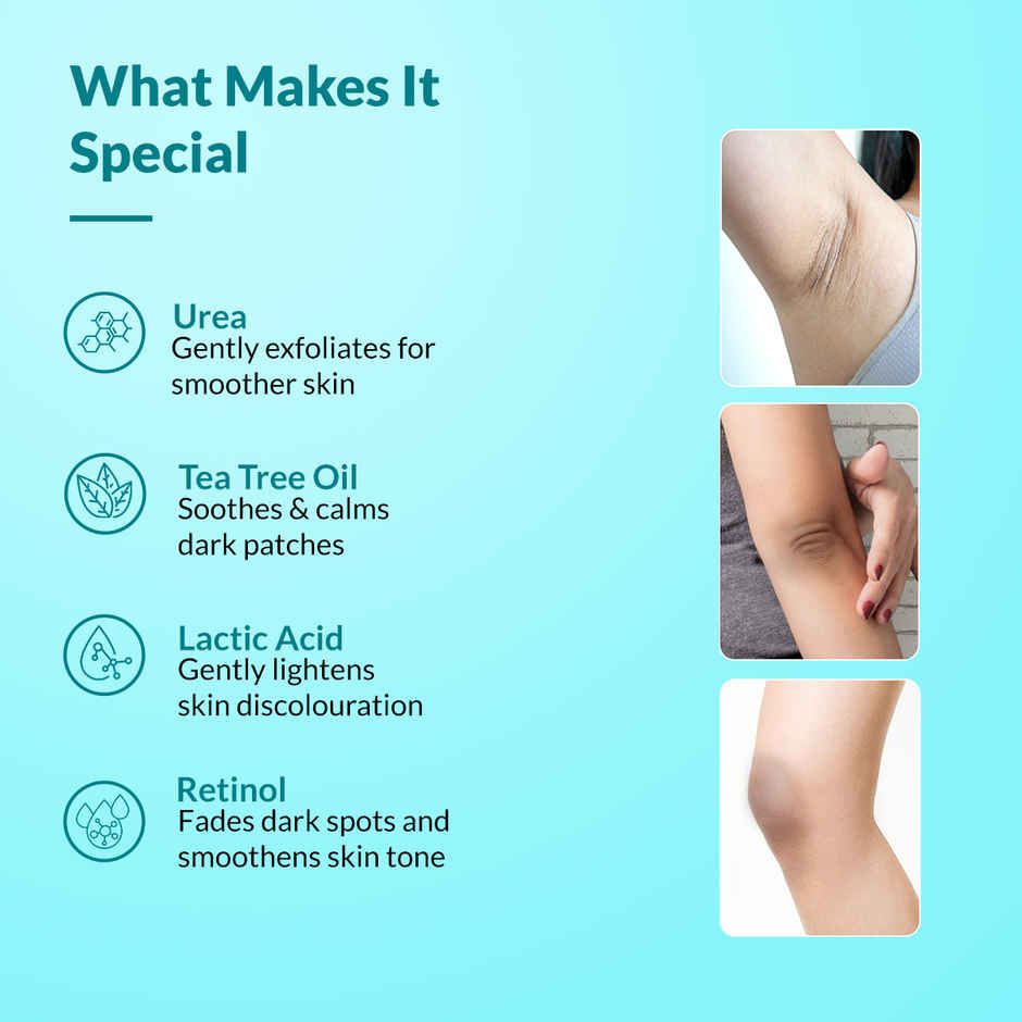 Fixderma Nigrifix Cream for Dark Neck, Elbow & Knee | Underarm Whitening Cream with Lactic Acid