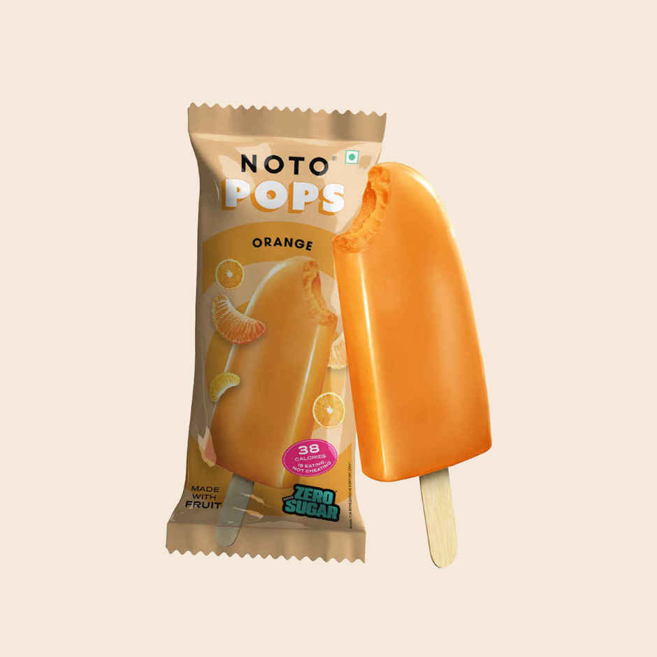 NOTO Orange Sugar Free, Guilt Free Popsicle