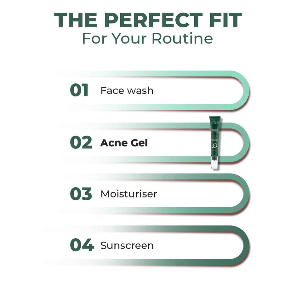 Conscious Chemist Rapid Relief Acne Spot Corrector Gel with Salicylic & Azelaic Acid for Clear Skin