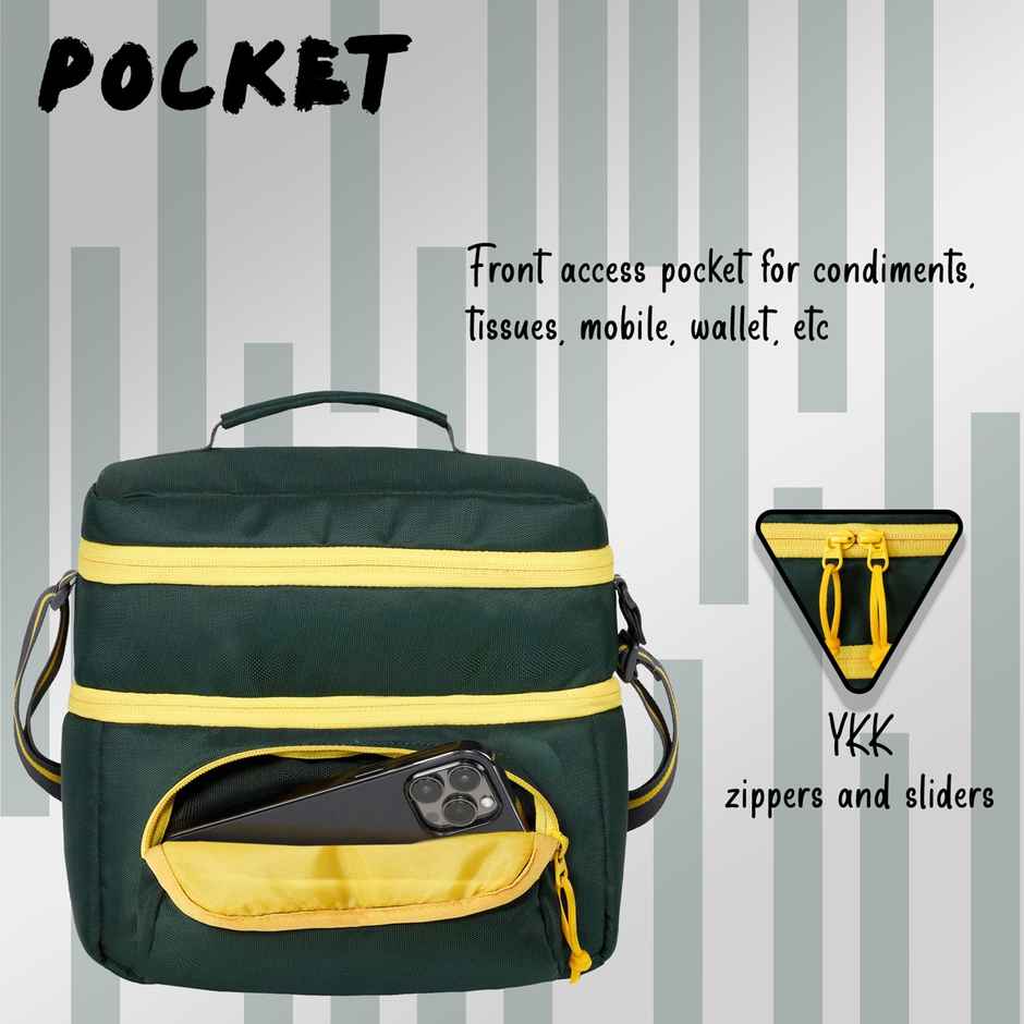 F Gear Sushi Spruce Yellow Lunch Bag