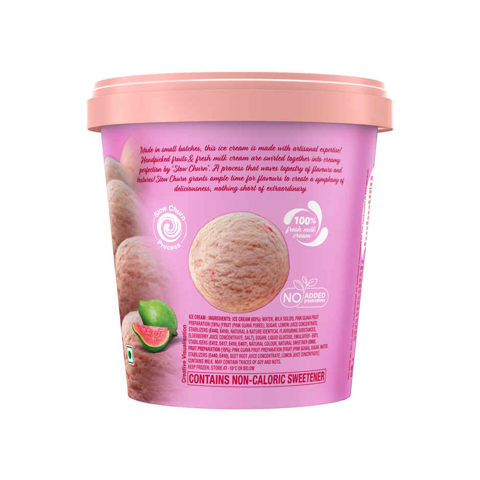 Slow Churn Pink Guava Ice Cream Tub