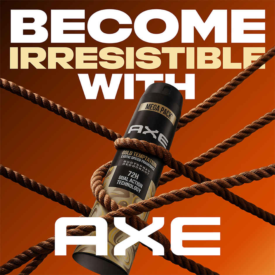 Axe Gold Temptation Deo |Body Spray For Men | Long Lasting Deodrant Spray