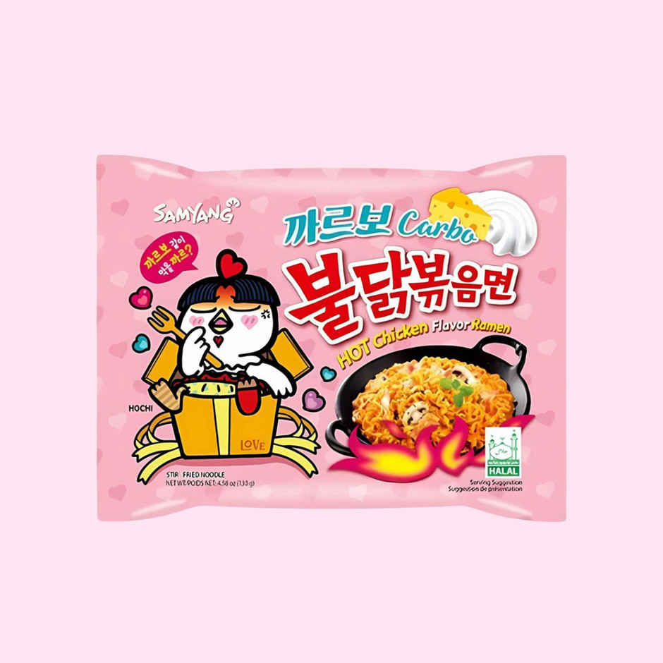 Samyang Hot Chicken Flavor Ramen Carbonara Non-Veg