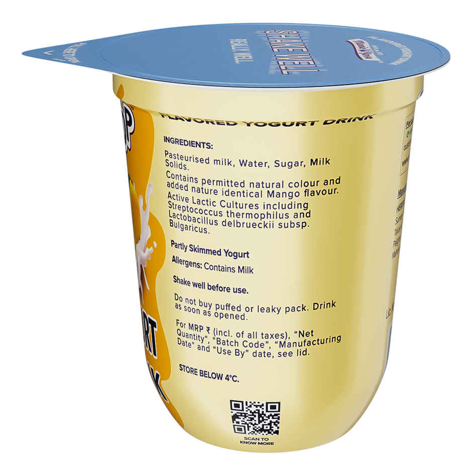 Mamie Yova Deliciously French Fruit Yogurt Mango(90 gms), Mamie Yova Yo Pop Yoghurt Drink Mango(125 ml)