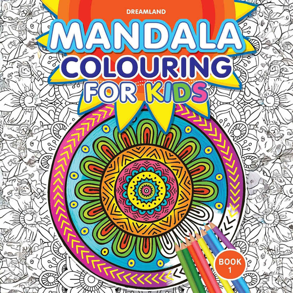 Mandala Colouring for Kids | Book 1 | Relaxing & Fun