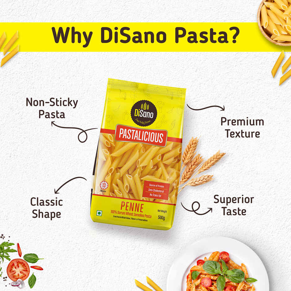 Disano Penne Pasta, Durum Wheat, No Maida