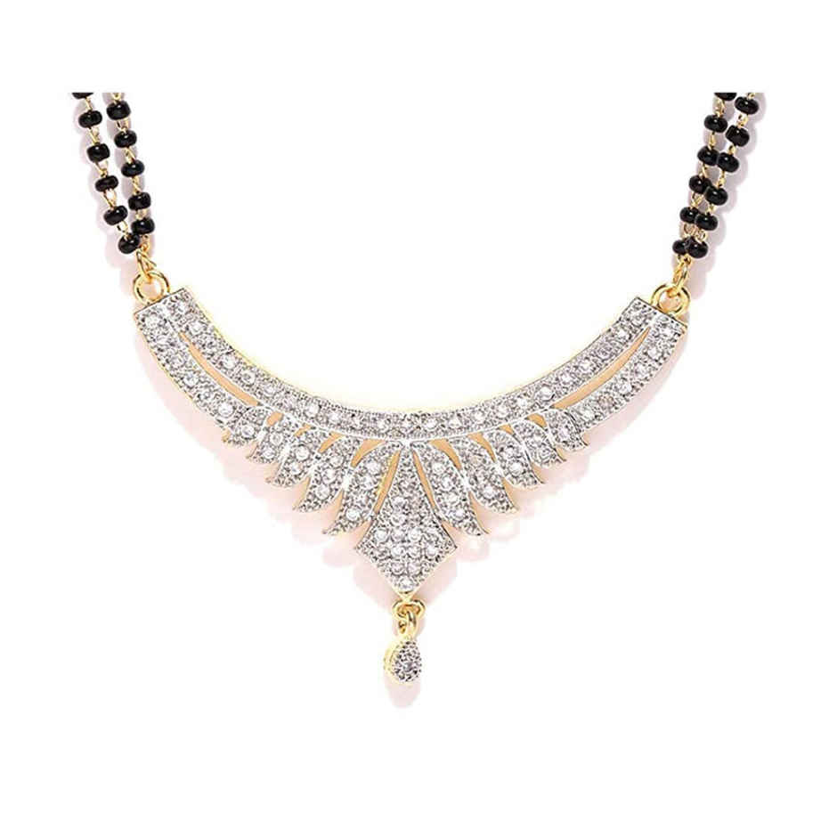 YouBella Latest Traditional Jewellery Gold Plated Mangalsutra for Women